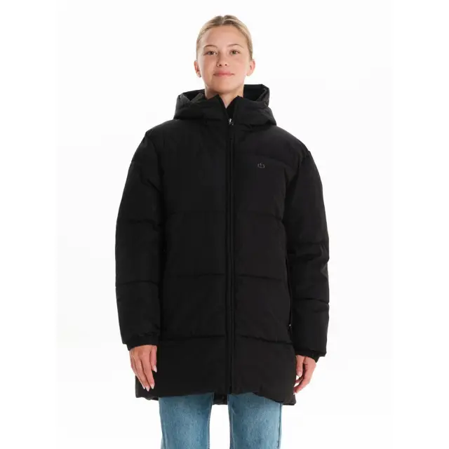 Emerson Women's Hooded Puffer Jacket (242.EW10.35-Black) - Μαύρο