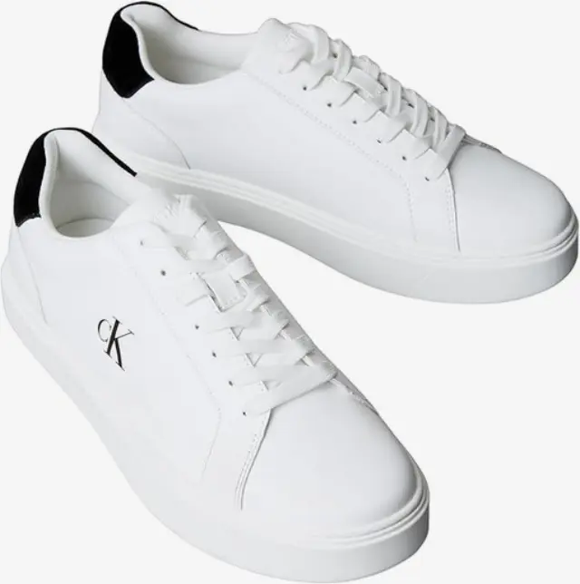 Calvin Klein - Ανδρικά Sneakers Ck Classic Cupsole Laceup Lth YM0YM01435-01W Λευκό - 44 3