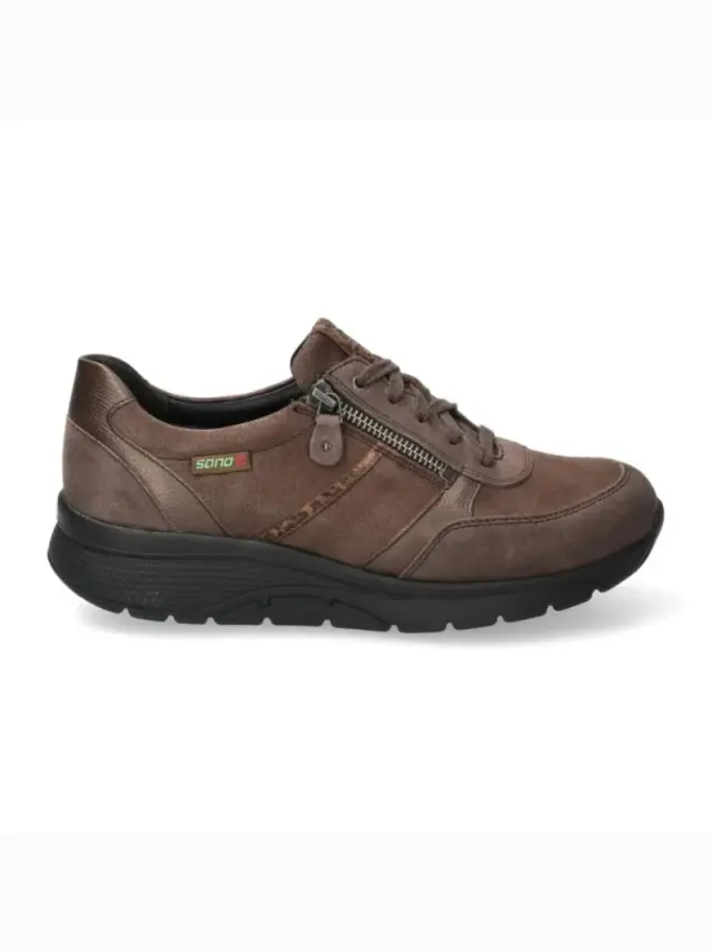Mephisto/Sano Sneakers Γυναικείο δέρμα Nubuck Καφέ SAN/IZAE ICE/BROWN - 36 3