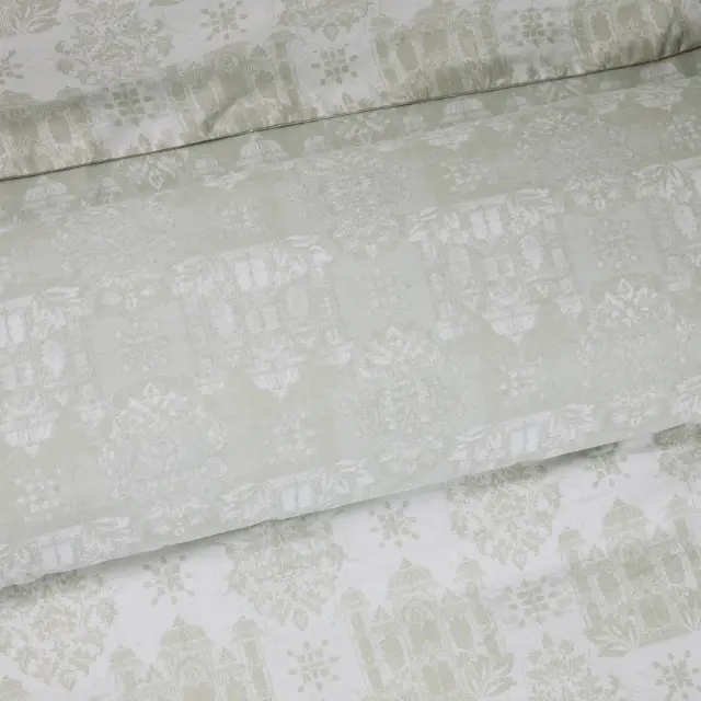 Σετ Σεντόνια 170x260 Μονά Happy Das Home 9673 Taupe-White 100% βαμβακερόΧωρίς Λάστιχο 2