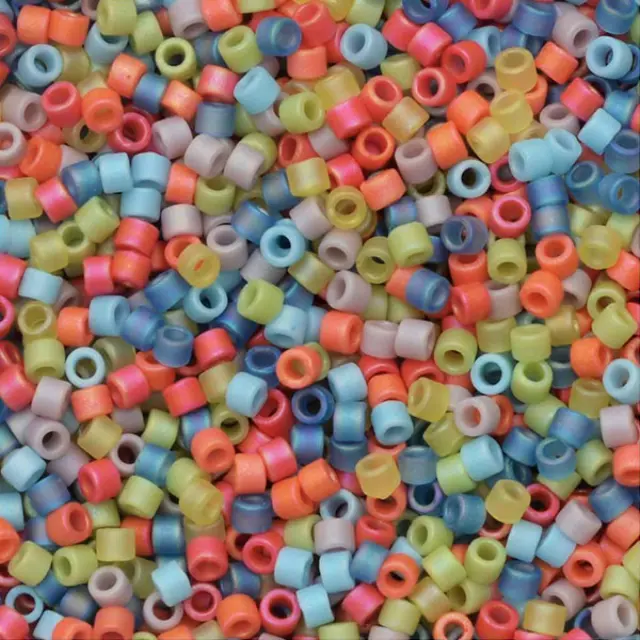Χάντρα Miyuki Delica 11/0 - MIX43 - Matte Rainbow AB Mix ~7gr