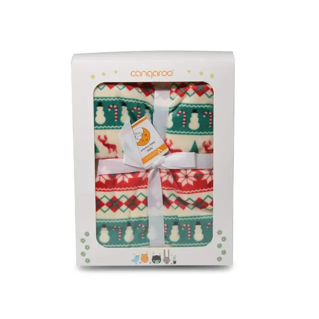 Cangaroo Κουβέρτα Fleece Αγκαλιάς 75x105 cm Festive 3800146266189 2