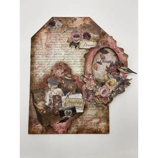 Χαρτιά scrapbooking Stamperia 10τεμ, 20.3x20.3cm, Our way 2