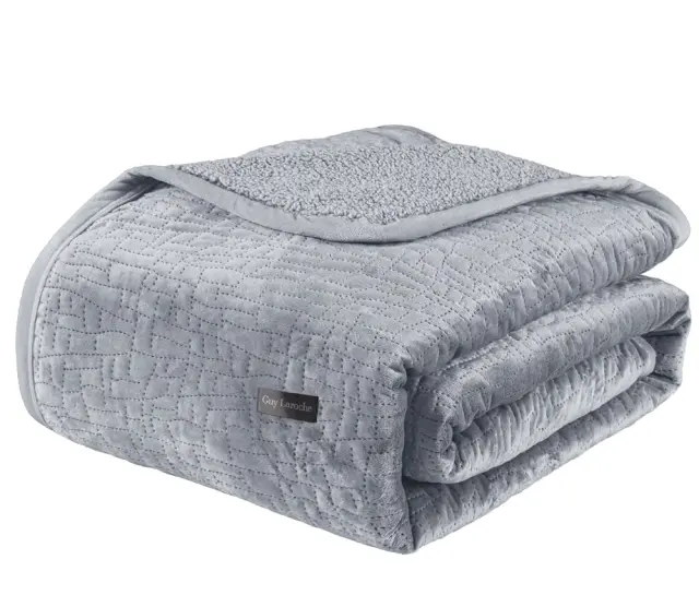 ΚΟΥΒΕΡΤΑ ΥΠΕΡΔΙΠΛΗ ΣΕΤ 2ΤΜΧ BOLZANO SILVER 220X240 GUY LAROCHE 3