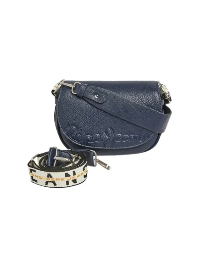 Pepe Jeans Γυναικεία Τσάντα Χιαστί Μπλε PL031512-595