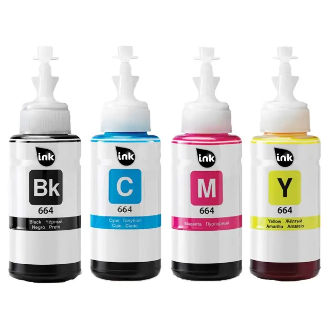 Μελάνια EPSON Συμβατό T6641,T6642,T6643,T6644 (BK,C,M,Y) MultiPack Σελίδες: 4.000 Black/6.500 Color