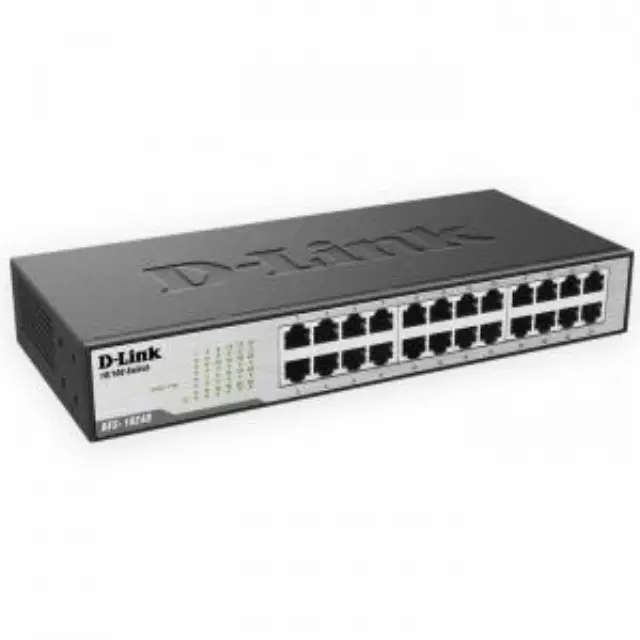 24-Port Ethernet 10/100 Unmanaged Desktop Rackmount Switch 2