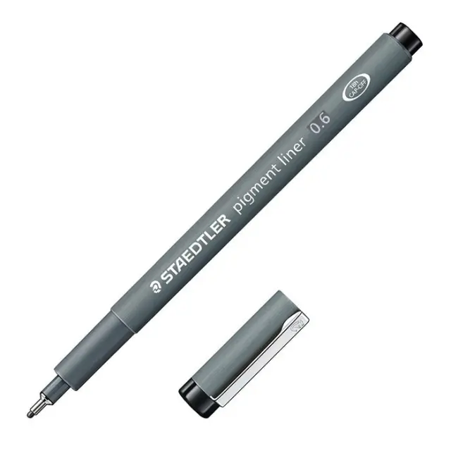 Μαρκαδόρος Pigment Liner Black - 0.6mm