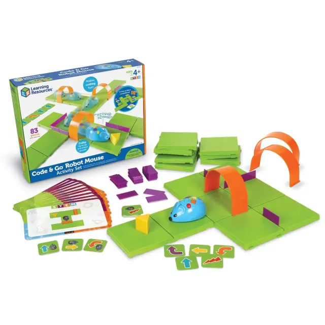 Learning Resources Εκπαιδευτικό Παιχνίδι Code & Go® Robot Mouse Activity Set για 4+ ετών LER 2831