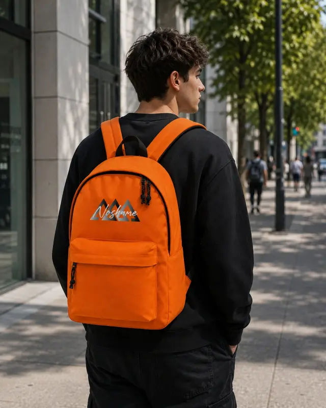 Backpack Noshame® Πορτοκαλί - 982618 - OS 3