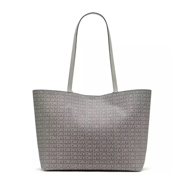 Γυναικεία Τσάντα Χειρός DKNY Avril Tote R52A5G54-MMW Γκρι Logo Γκρι - One Size 3