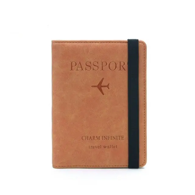 RFID Signal Block Passport & Credit Card Case Θήκη Καρτών και Διαβατηρίου - Πορτοκαλί ΟΕΜ