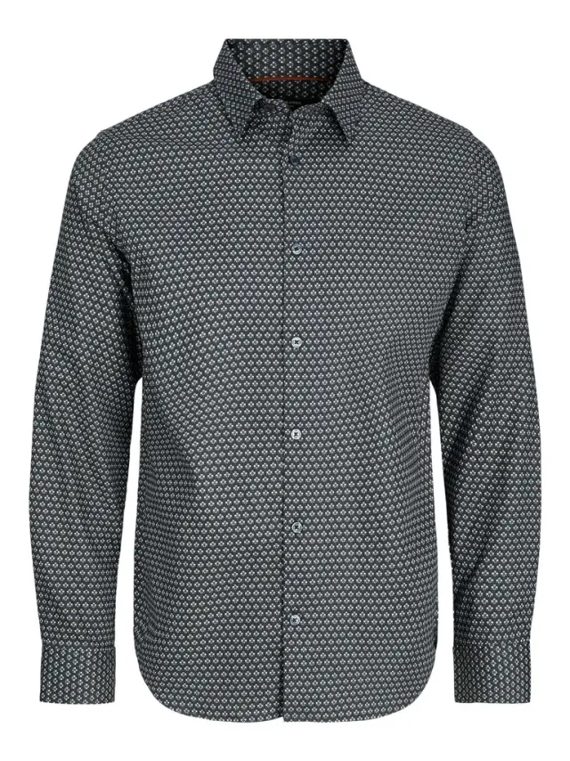 JPRBLAARTHUR CHRISTMAS SHIRT L/S CH LN navy blazer