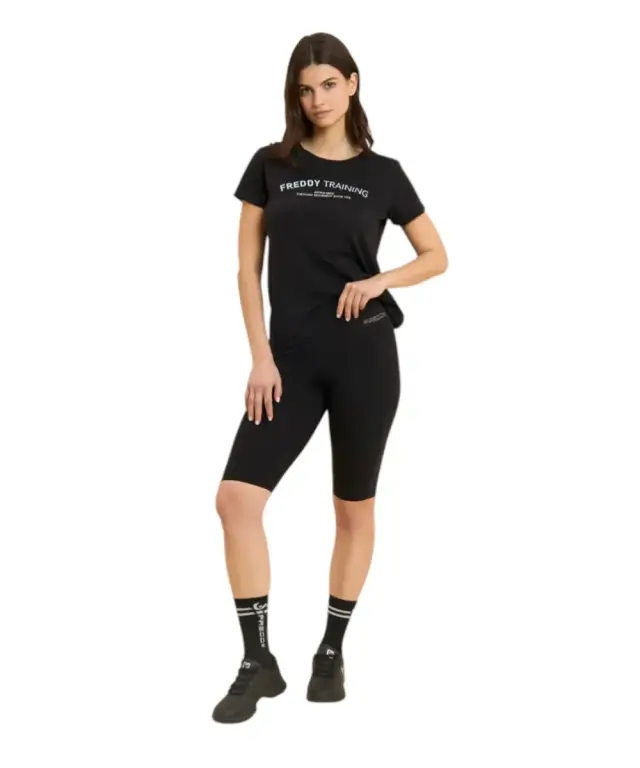 Freddy - Γυναικείο Κολάν Biker Leggings S26WCRP15-N Μαύρο 3