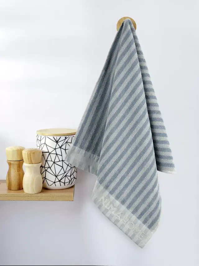 Πετσέτα Κουζίνας 40x60 Nima Eliora A Gray-Blue 100% βαμβακερό