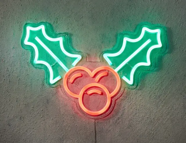Διακοσμητικό Φωτιστικό Neon Holly Luca Lighting με Dimmer και διαστάσεις 21.5x1.5x33cm - USB 1167141 2
