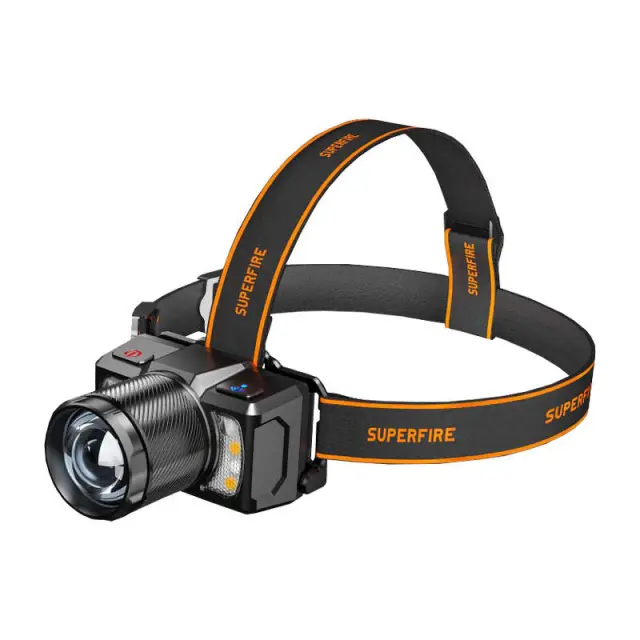 Φακός Κεφαλής Superfire HL25, 700lm, USB-C