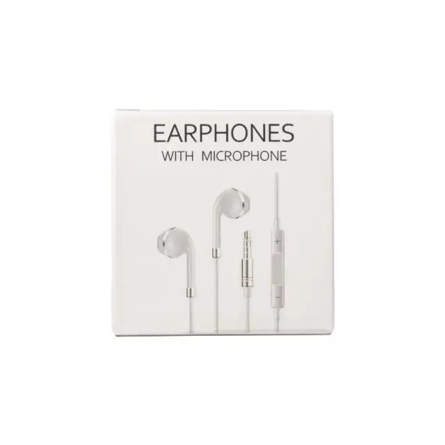 Hands Free Leki Orange Concept 3.5 mm Λευκά με Μικρόφωνο