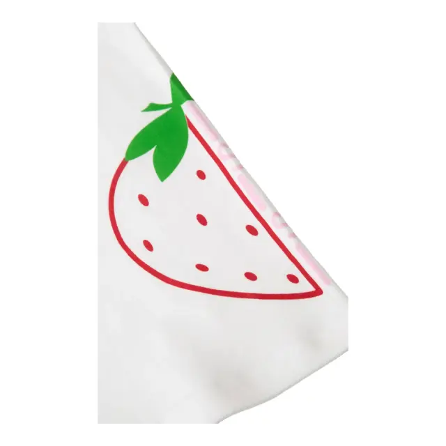 Minerva Παιδικό Φανελάκι Κορίτσι Αμάνικο Strawberry, Χρώμα Λευκό 3