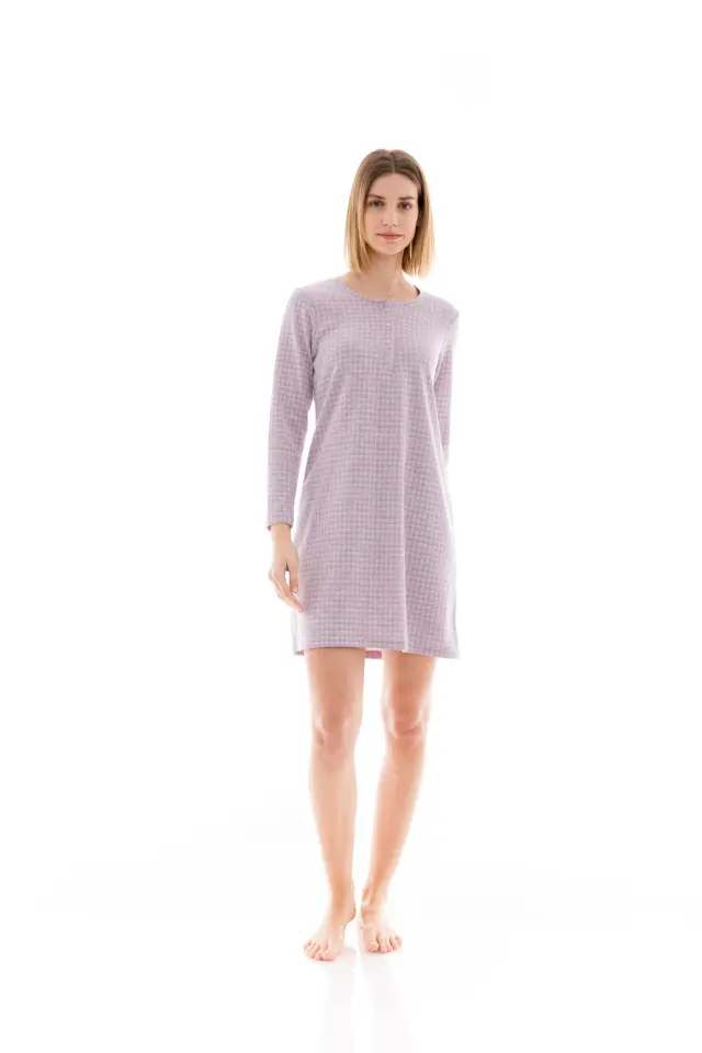 W1501 - Type - NIGHTGWON JACQUARD PETTI PLAID