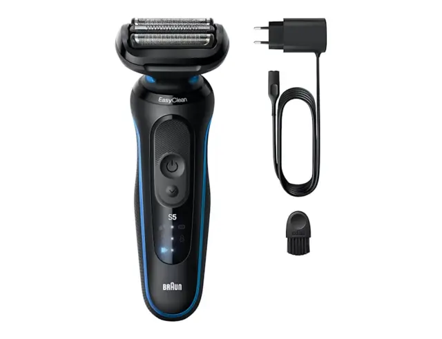 Επαναφορτιζόμενη Ξυριστική Μηχανή Braun Series 5 52-B1000s με μια κεφαλή, 3 λεπίδες, 100% αδιάβροχη52-B1000s 2