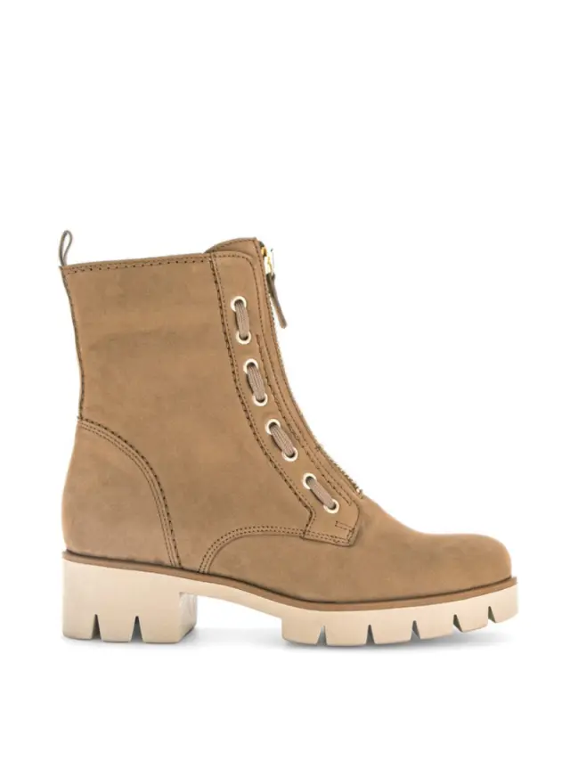 Gabor Μποτάκια Γυναικείο δέρμα Nubuck Μπεζ GAB/51716 14-NUT 3