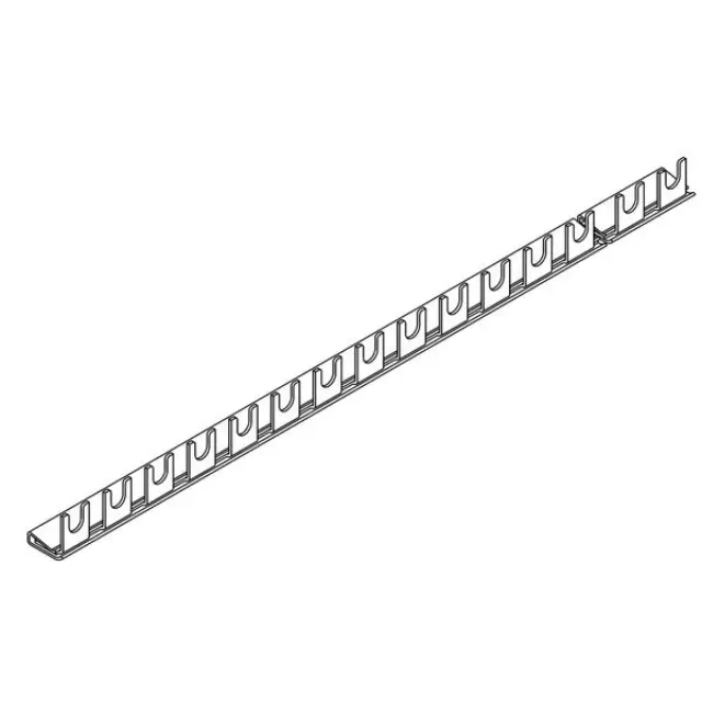 Busbar 1-pole, 10mmý,, 1m, fork (The price is shown without markup on metals. Request a quote for accurate information)
