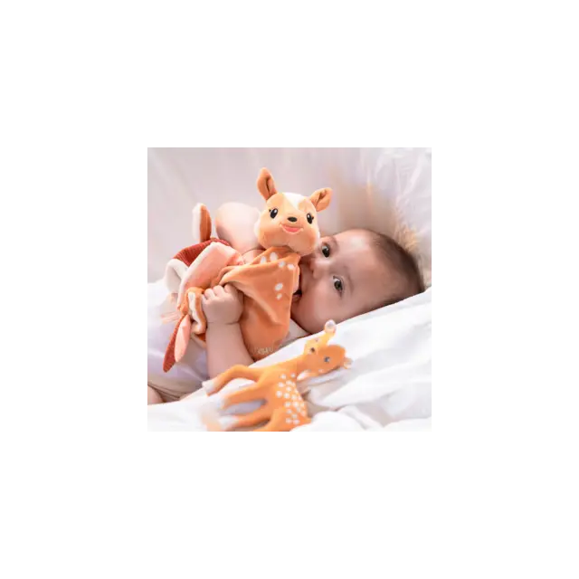 Πανάκι Παρηγοριάς Με Θέση Για Πιπίλα Sophie The Giraffe Ελαφάκι S850807 2