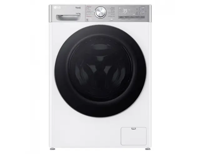 Πλυντήριο (13kg) + Στεγνωτήριο (7kg) Ρούχων LG F4DR913P3WA με κινητήρα Inverter, τεχνολογία AI, Wi-Fi, 1400rpm και ενεργειακή κλάση A & D - White F4DR913P3WA