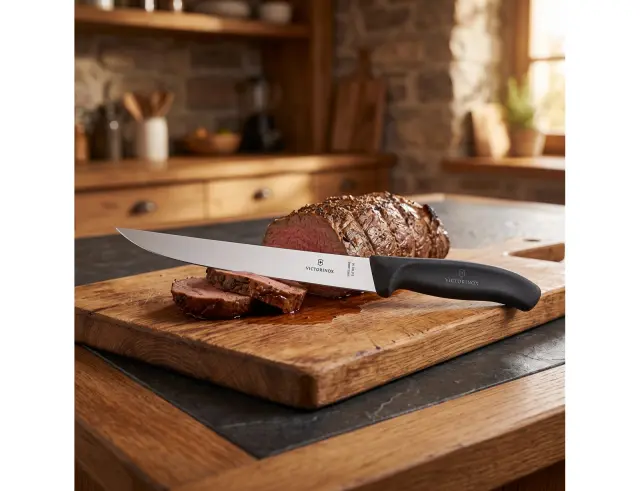 Μαχαίρι carving Victorinox Swiss Classic με μήκος λεπίδας 18cm - Black6.8103.18B