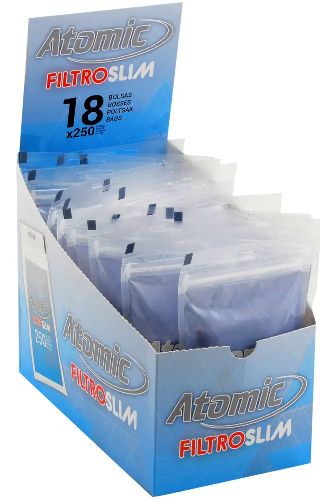 Atomic Φιλτράκια Σακουλάκι - Slim 250 - 18τεμ.