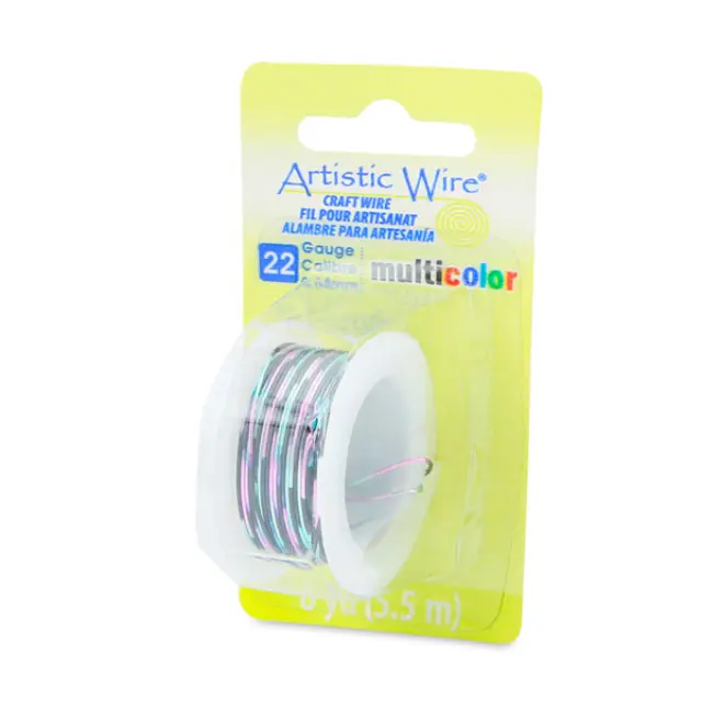 Σύρμα Artistic Wire - Ø0.64mm - Multicolor (Pink/Black/Green) - 5.5m