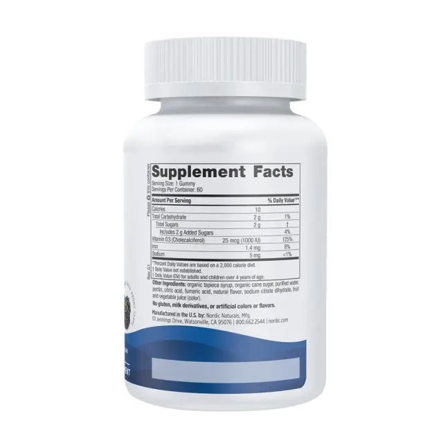 Nordic Naturals Vitamin D3 Gummies 2