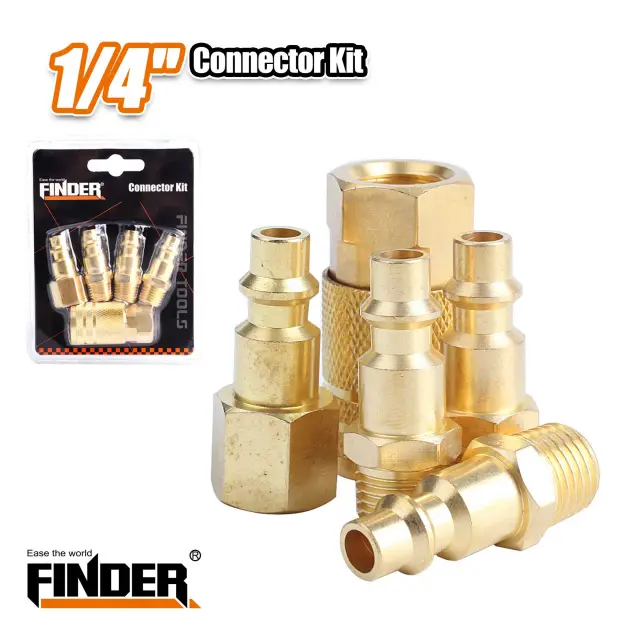 Σετ ταχυσύνδεσμοι για αεροσυμπιεστή - FXZ-002 - 5pcs - Finder - 194108 2