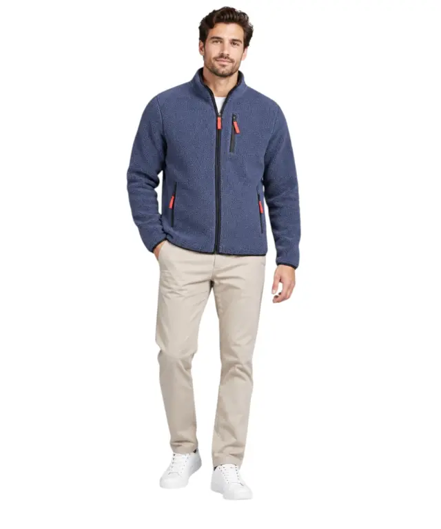Norway Nautical School - Ανδρική Ζακέτα Φούτερ Fleece 839506-NAVYBLUE Μπλε Σκούρο 2