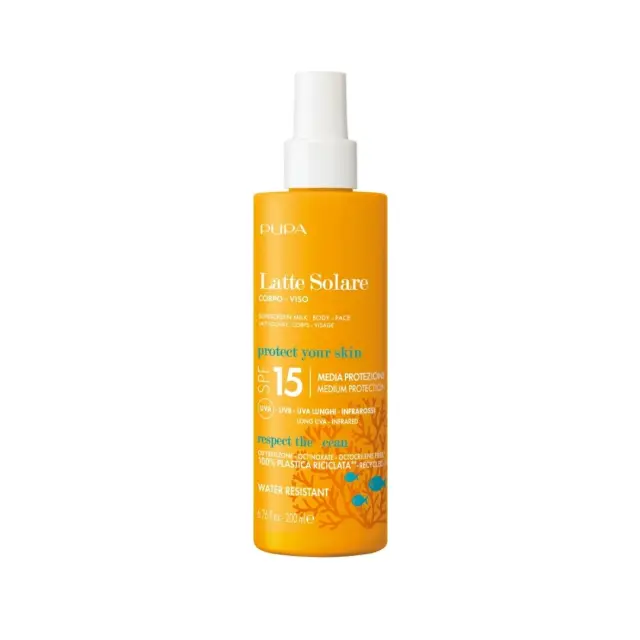 Sunscreen Milk Body-Face SPF15 200ml