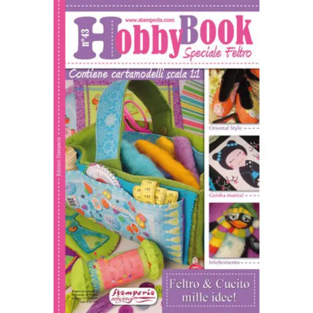 Βιβλίο Stamperia Hobby Book No43 - Speciale Feltro