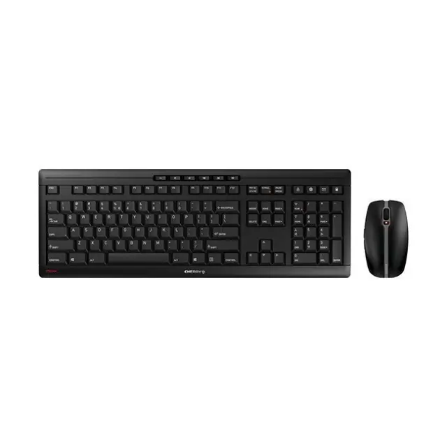 Cherry Keyboard and Mouse Set Stream Black US Layout (JD-8560EU-2)