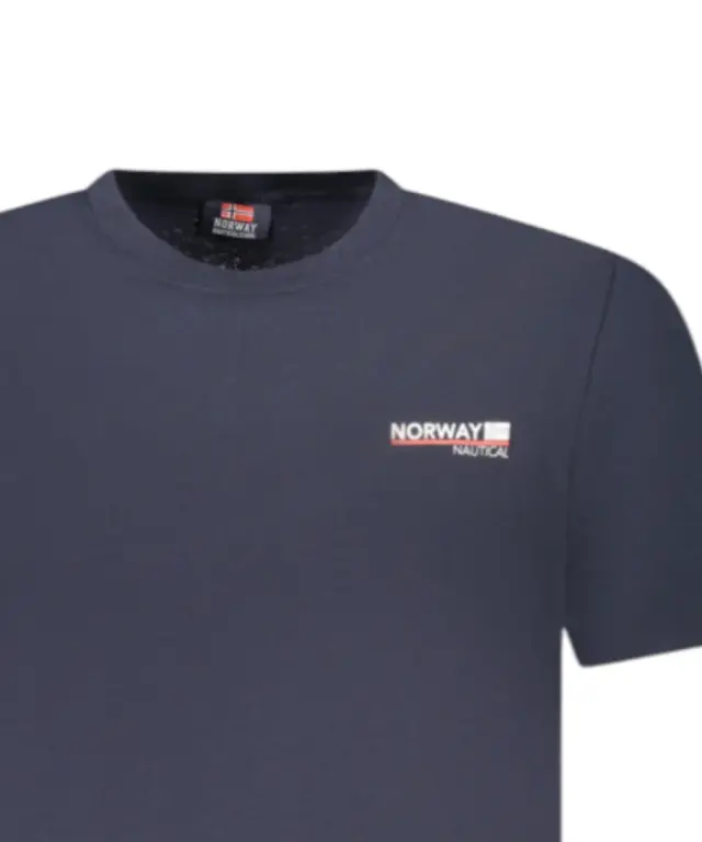 Norway Nautical School - Ανδρικό T-shirt Κοντομάνικο 856030-NAVY Μπλε Σκούρο 3