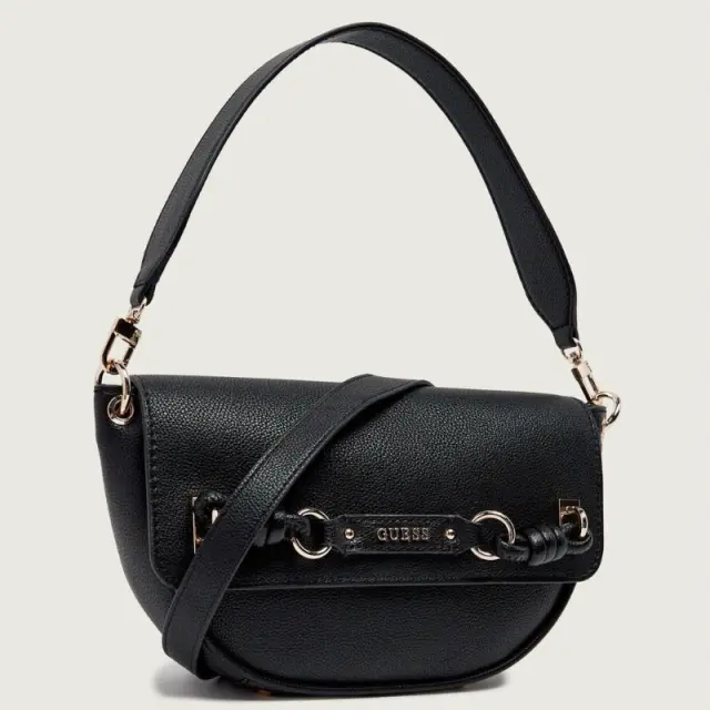 Guess - Γυναικεία Τσάντα Camelia Shoulder Bag HWBG9742190-BLA Μαύρο 2