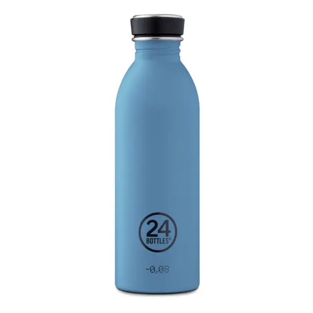 24 Bottles Urban Bottle 05 L Stone Finish Powder Blue 24B700