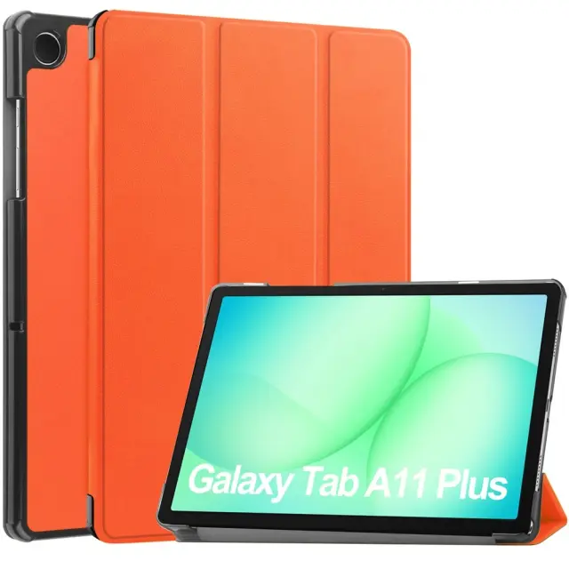 Smart Flip Cover Θήκη για Galaxy Tab A9 Plus/A11 Plus-Orange OEM