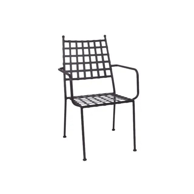 Πολυθρόνα PATON Μέταλλο Καφέ 57x65x92cm