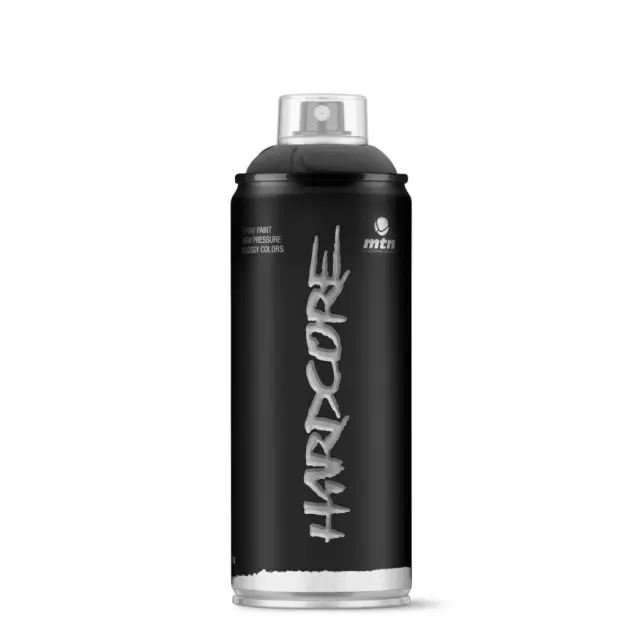 MTN Hardcore Matte Spray Paint HRV Matte Black - 400ml
