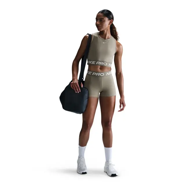 Nike Pro Crop Tank (FZ3615-320) - Λαδί - L 3
