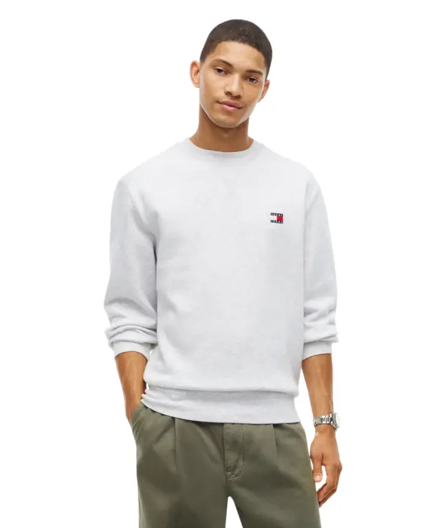 Tommy Hilfiger - Ανδρικό Φούτερ TJM Reg Badge Crew DM0DM23607-P08 Γκρι