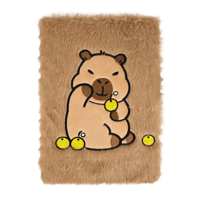 Σημειωματάριο Λούτρινο Kazura Capybara 16Χ2,5Χ22εκ. / 710008 (Διακάκης)
