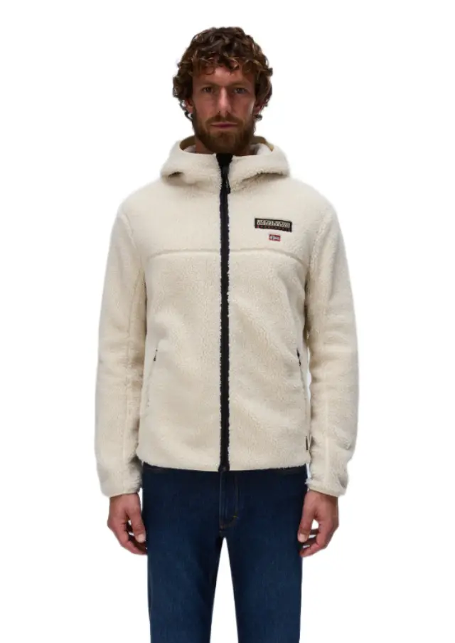 Napapijri T-TYNIK ανδρική fleece ζακέτα με κουκούλα NP0A4IA8N1J1-1