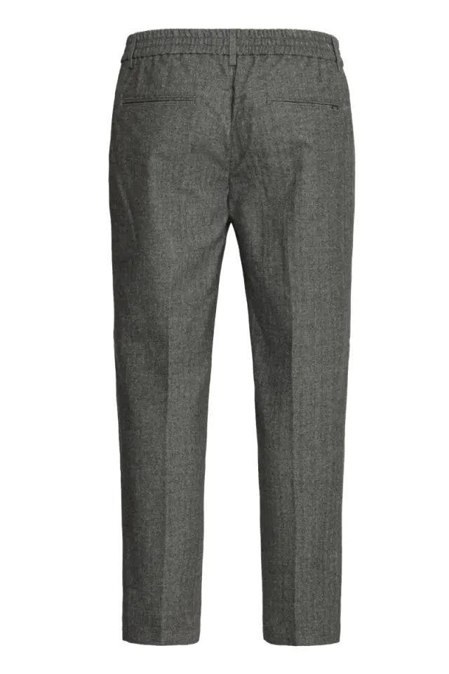Casual Friday Ανδρικό MARC Herringbone Chinos Παντελόνι - Dark Grey Melange - 31W 32L 2