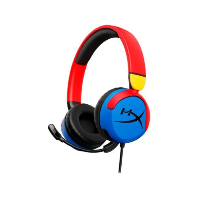 HyperX Cloud Mini On Ear Gaming Headset με σύνδεση 3.5mm Blue/Red/Yellow for Nintendo Switch / PC / PS4 / PS5 / XBOX